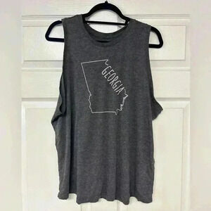 Woman’s XXL 2X Home Free Georgia Tank Top Summer Shirt State Of Georgia